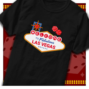 Camiseta Bienvenido a Fabuloso Viaje a Las Vegas Letrero La