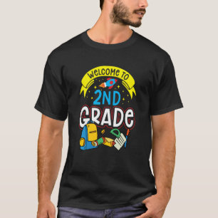 Camiseta Bienvenido A La Escuela De 2Do Grado Maestro De Se