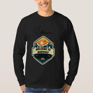 Camiseta Bienvenido a Mabuhay Uzbekistán Filipino