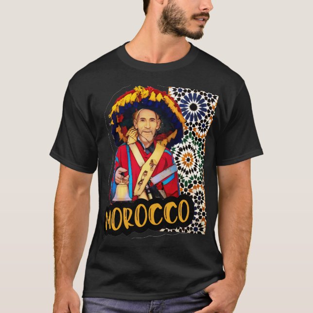Camiseta bienvenido a marruecos (Anverso)