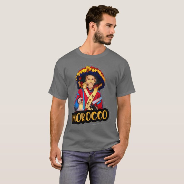 Camiseta bienvenido a marruecos (Anverso completo)