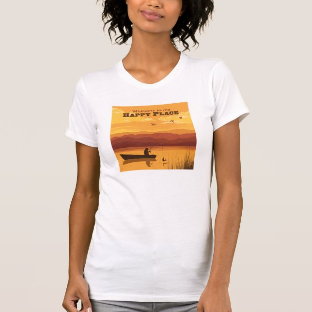 Camiseta Bienvenido A Mi Feliz Lugar (Anverso)