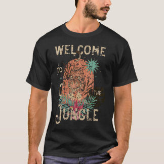 Camiseta Bienvenido a nuestro amante del tigre de la jungla