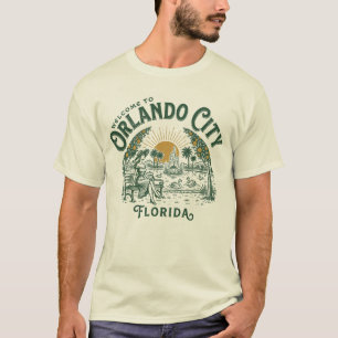 Camiseta Bienvenido a Orlando Ciudad Florida