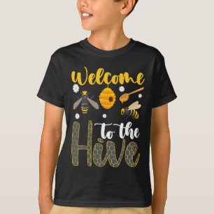 Camiseta Bienvenido a The Hive Bee Teacher de vuelta a la e