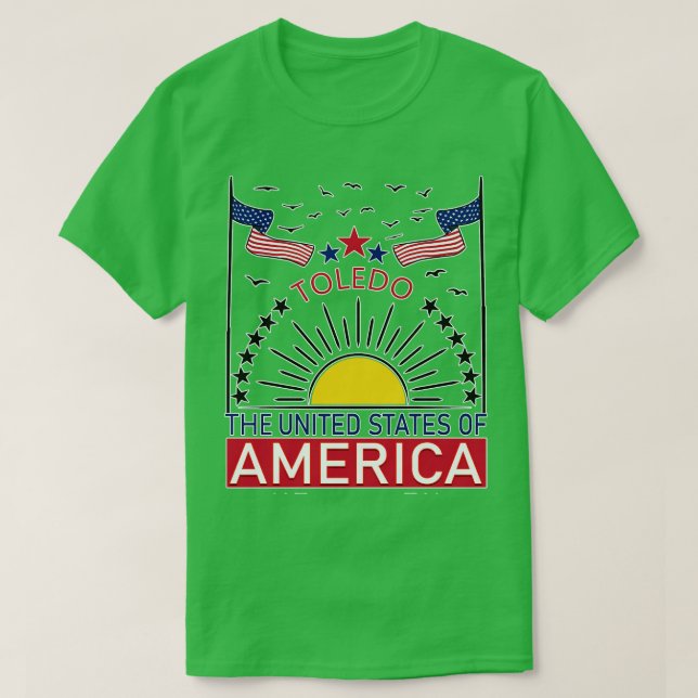 Camiseta Bienvenido a Toledo Bienvenido a Ohio (Diseño del anverso)