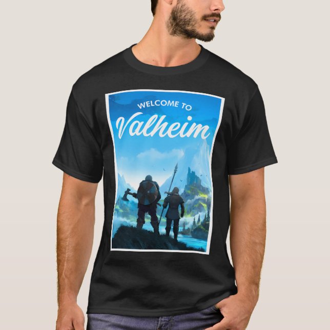 Camiseta Bienvenido A Valheim (Anverso)