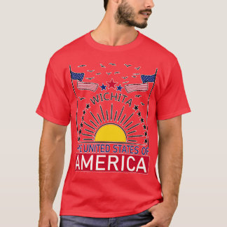 Camiseta Bienvenido a Wichita Bienvenido a Kansas