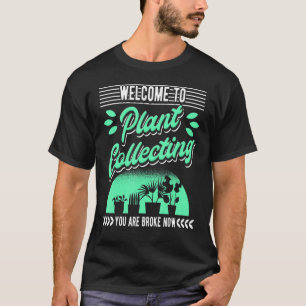 Camiseta Bienvenido al jardín de colección de plantas de ja