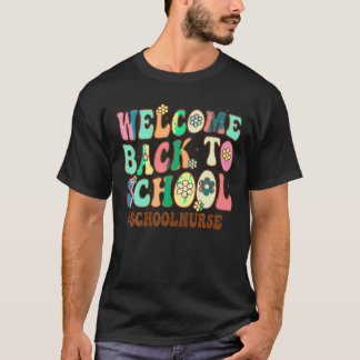 Camiseta Bienvenido De Nuevo A La Enfermera De La Escuela D