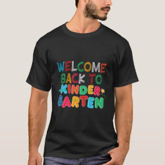 Camiseta Bienvenido De Nuevo A La Enseñanza De Estudiantes 