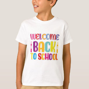 Camiseta Bienvenido De Nuevo A La Escuela