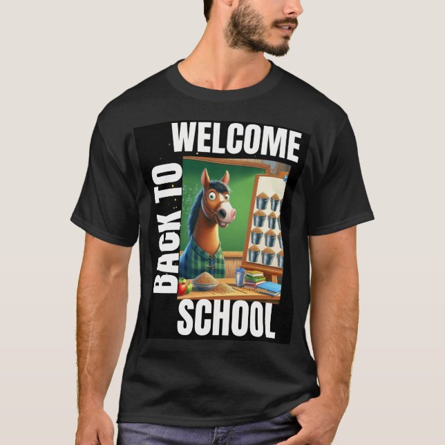 Camiseta Bienvenido De Nuevo A La Escuela (Anverso)