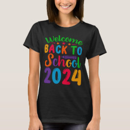 Camiseta Bienvenido De Nuevo A La Escuela 2024