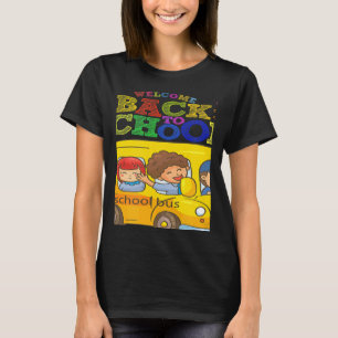 Camiseta Bienvenido de nuevo a la escuela Conductor de aut