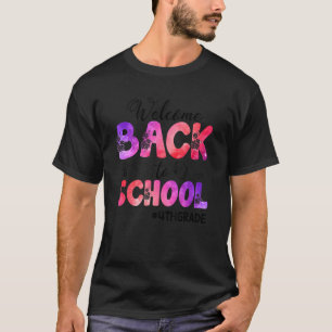 Camiseta Bienvenido De Nuevo A La Escuela De 4º Grado De Vu