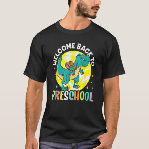 Camiseta Bienvenido De Nuevo A La Escuela De Preescolar.
