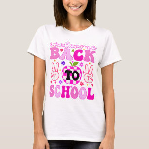 Camiseta Bienvenido De Nuevo A La Escuela, De Vuelta A La E