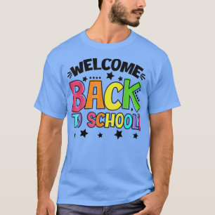Camiseta Bienvenido De Nuevo A La Escuela Docente Estudiant