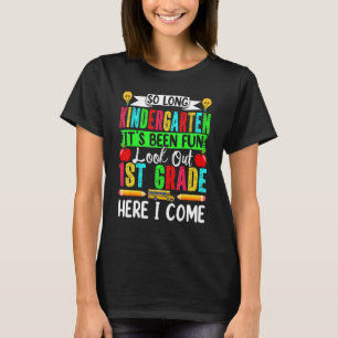 Camiseta Bienvenido De Nuevo A La Escuela Hola Primer Grado