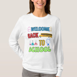 Camiseta Bienvenido De Nuevo A La Escuela | Mejor regalo pa