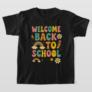 Camiseta Bienvenido De Nuevo A La Escuela Niños Tee
