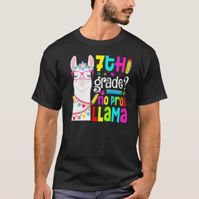 Camiseta Bienvenido De Nuevo A La Escuela Séptimo Grado No  (Anverso)