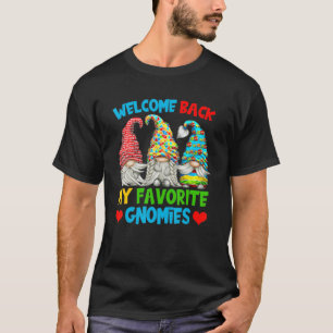 Camiseta Bienvenido De Nuevo A Los Gnomes Escolares Para En