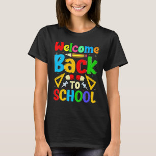 Camiseta Bienvenido De Nuevo A Los Profesores Escolares 2
