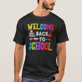 Camiseta Bienvenido De Nuevo A Los Profesores Escolares 2