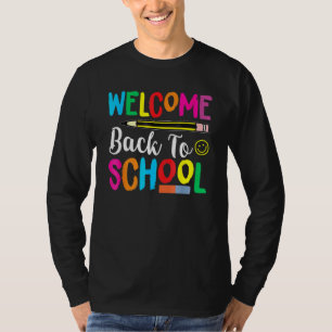 Camiseta Bienvenido De Nuevo Al Aparato De Primer Día De La