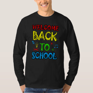 Camiseta Bienvenido De Nuevo Al Primer Día De La Escuela
