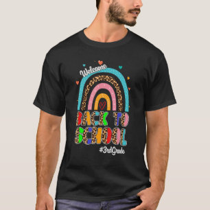 Camiseta Bienvenido de nuevo al profesor de jardín de infan