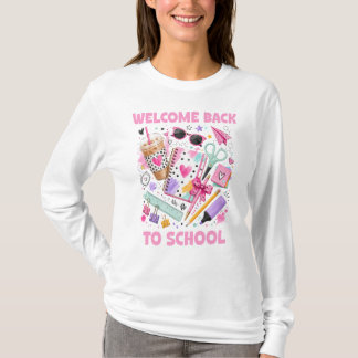 Camiseta Bienvenido de nuevo al profesor de la escuela
