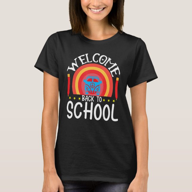 Camiseta Bienvenido De Nuevo Al Tránsito Estudiantil De Con (Anverso)