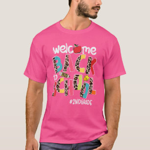 Camiseta Bienvenido de vuelta a la escuela 2do grado de vue