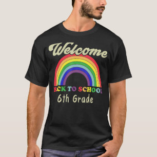 Camiseta Bienvenido De Vuelta A La Escuela De 6º Grado Estu