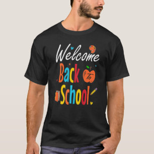 Camiseta Bienvenido De Vuelta A La Escuela De Primer Día De