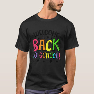 Camiseta Bienvenido De Vuelta A La Escuela De Primer Día De