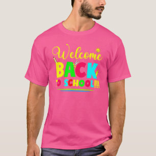 Camiseta Bienvenido De Vuelta A La Escuela De Primer Día De