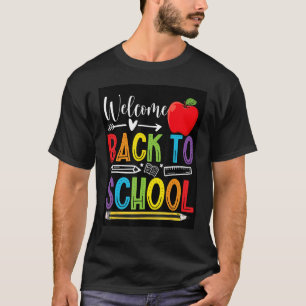Camiseta Bienvenido De Vuelta A La Escuela De Primer Día De