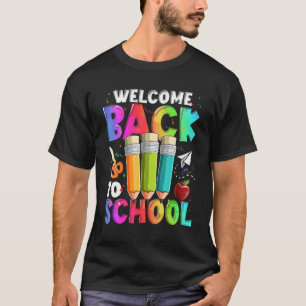 Camiseta Bienvenido De Vuelta A La Escuela De Primer Día De