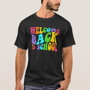 Camiseta Bienvenido De Vuelta A La Escuela De Primer Día De