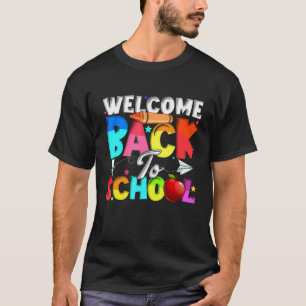 Camiseta Bienvenido De Vuelta A La Escuela De Primer Día De