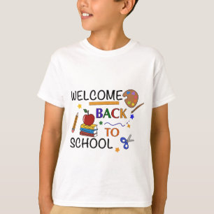 Camiseta Bienvenido de vuelta a la escuela - Diversión de v