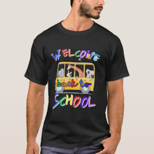 Camiseta Bienvenido de vuelta a la escuela educativa de un 