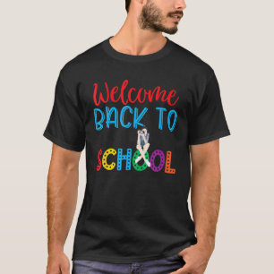 Camiseta Bienvenido De Vuelta A La Escuela Gracioso El Rega