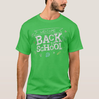 Camiseta Bienvenido De Vuelta A La Escuela Gracioso El Rega