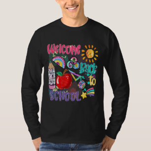 Camiseta Bienvenido De Vuelta A La Escuela, Primer Día De E