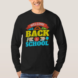 Camiseta Bienvenido De Vuelta A Maestra O Estudiante Vintag